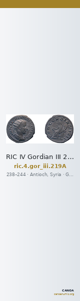 RIC IV Gordian III 219A — CANOA