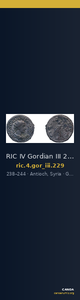 RIC IV Gordian III 229 — CANOA