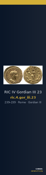 RIC IV Gordian III 23 — CANOA