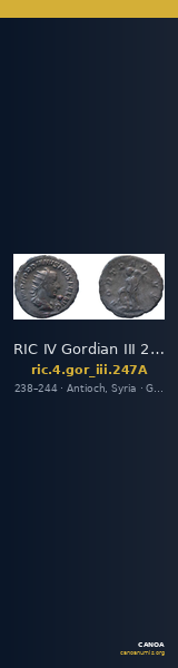 RIC IV Gordian III 247A — CANOA