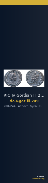 RIC IV Gordian III 249 — CANOA