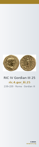 RIC IV Gordian III 25 — CANOA