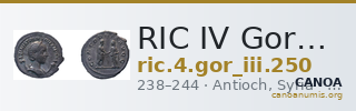 RIC IV Gordian III 250 — CANOA