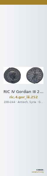 RIC IV Gordian III 252 — CANOA