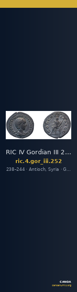 RIC IV Gordian III 252 — CANOA