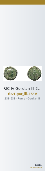RIC IV Gordian III 254A — CANOA