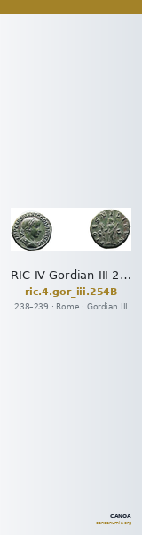 RIC IV Gordian III 254B — CANOA