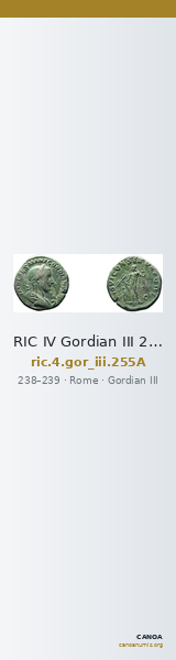 RIC IV Gordian III 255A — CANOA