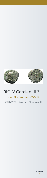 RIC IV Gordian III 255B — CANOA