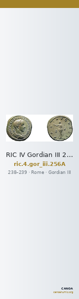 RIC IV Gordian III 256A — CANOA