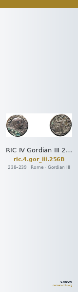 RIC IV Gordian III 256B — CANOA