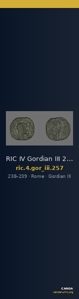 RIC IV Gordian III 257 — CANOA