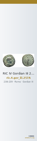 RIC IV Gordian III 257A — CANOA