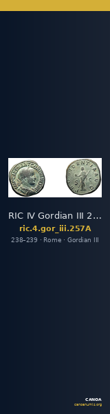 RIC IV Gordian III 257A — CANOA