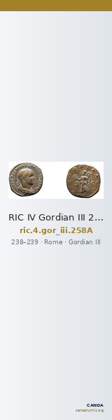 RIC IV Gordian III 258A — CANOA