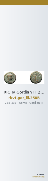 RIC IV Gordian III 258B — CANOA