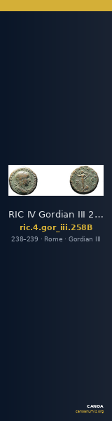 RIC IV Gordian III 258B — CANOA