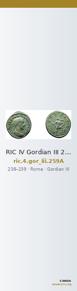 RIC IV Gordian III 259A — CANOA
