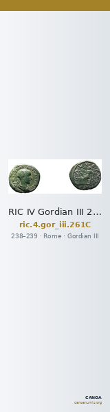 RIC IV Gordian III 261C — CANOA