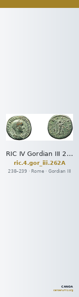 RIC IV Gordian III 262A — CANOA
