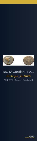 RIC IV Gordian III 262B — CANOA