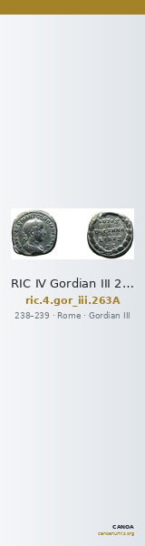 RIC IV Gordian III 263A — CANOA