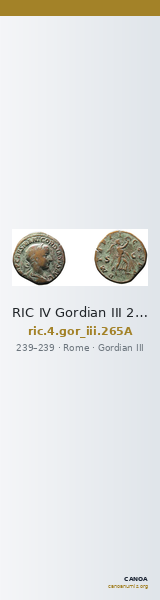 RIC IV Gordian III 265A — CANOA