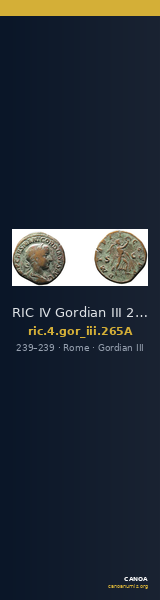 RIC IV Gordian III 265A — CANOA