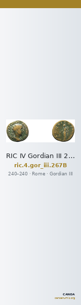 RIC IV Gordian III 267B — CANOA