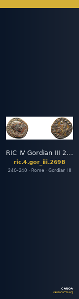 RIC IV Gordian III 269B — CANOA