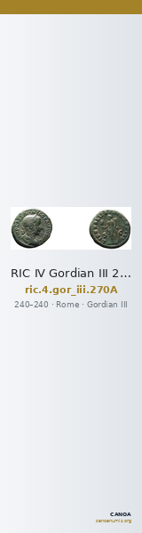 RIC IV Gordian III 270A — CANOA