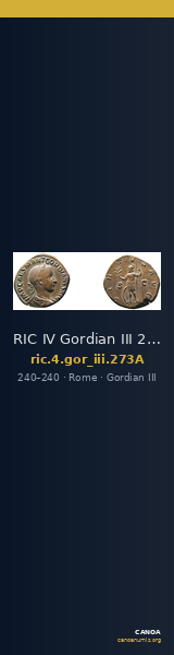 RIC IV Gordian III 273A — CANOA
