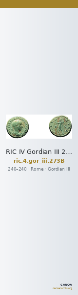 RIC IV Gordian III 273B — CANOA