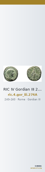 RIC IV Gordian III 274A — CANOA