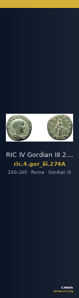 RIC IV Gordian III 274A — CANOA