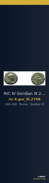RIC IV Gordian III 274B — CANOA