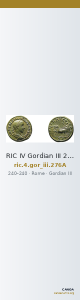 RIC IV Gordian III 276A — CANOA