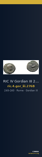RIC IV Gordian III 276B — CANOA