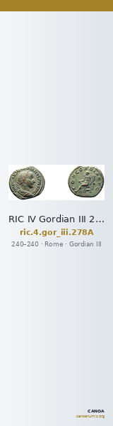 RIC IV Gordian III 278A — CANOA