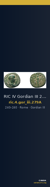 RIC IV Gordian III 279A — CANOA