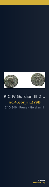 RIC IV Gordian III 279B — CANOA