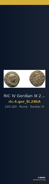 RIC IV Gordian III 286A — CANOA