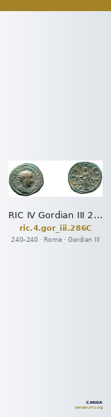 RIC IV Gordian III 286C — CANOA