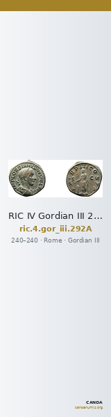 RIC IV Gordian III 292A — CANOA
