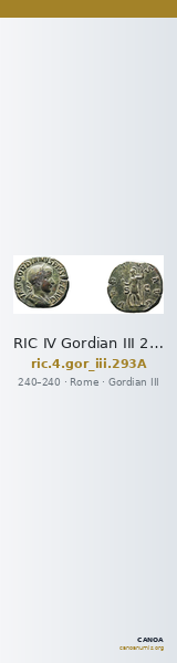 RIC IV Gordian III 293A — CANOA