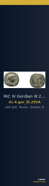 RIC IV Gordian III 293A — CANOA