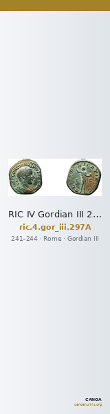 RIC IV Gordian III 297A — CANOA