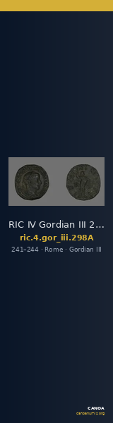 RIC IV Gordian III 298A — CANOA