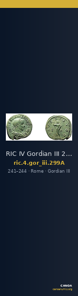 RIC IV Gordian III 299A — CANOA