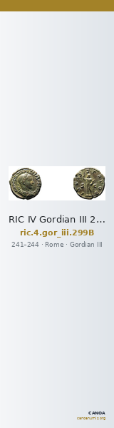 RIC IV Gordian III 299B — CANOA
